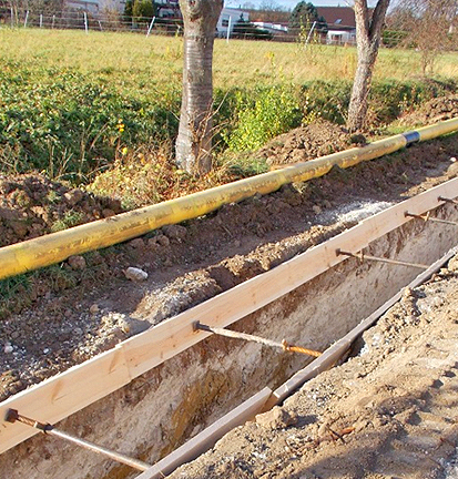 Erneuerung Gashochdruckleitung Ungstein-Kallstadt